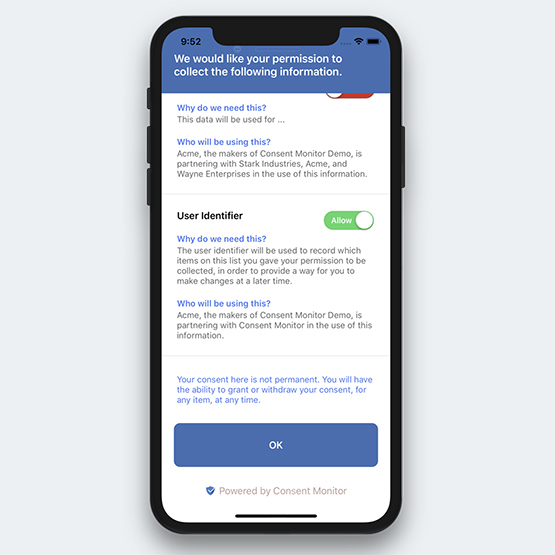 Consent Monitor for iOS